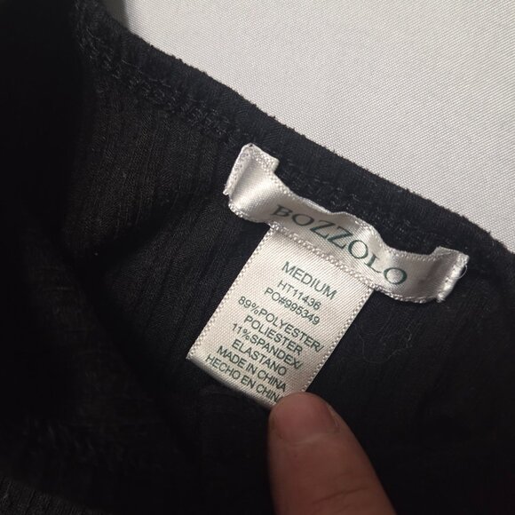 Bozzolo-Vintage-Inspired 90s Black Flared Mini Skirt-Trendy Retro Style - Picture 3 of 3